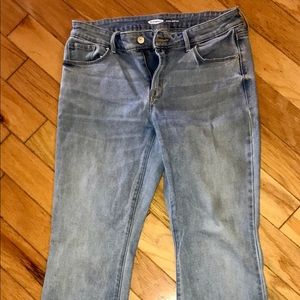 Light Wash Denim Old Navy Jeans BootCut Mid Rise